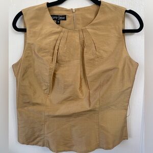 Sarah Jayne Shimmering Gold Blouse